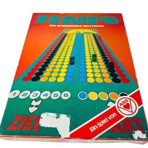 Tempo Vintage German Edition Board Game Wolfgang Kramer Complete 1974 ASS Games